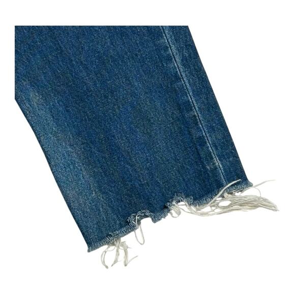 Vintage Levi’s 501 Reconstructed Straight Leg Cropped Jeans 30 - Picture 6 of 12